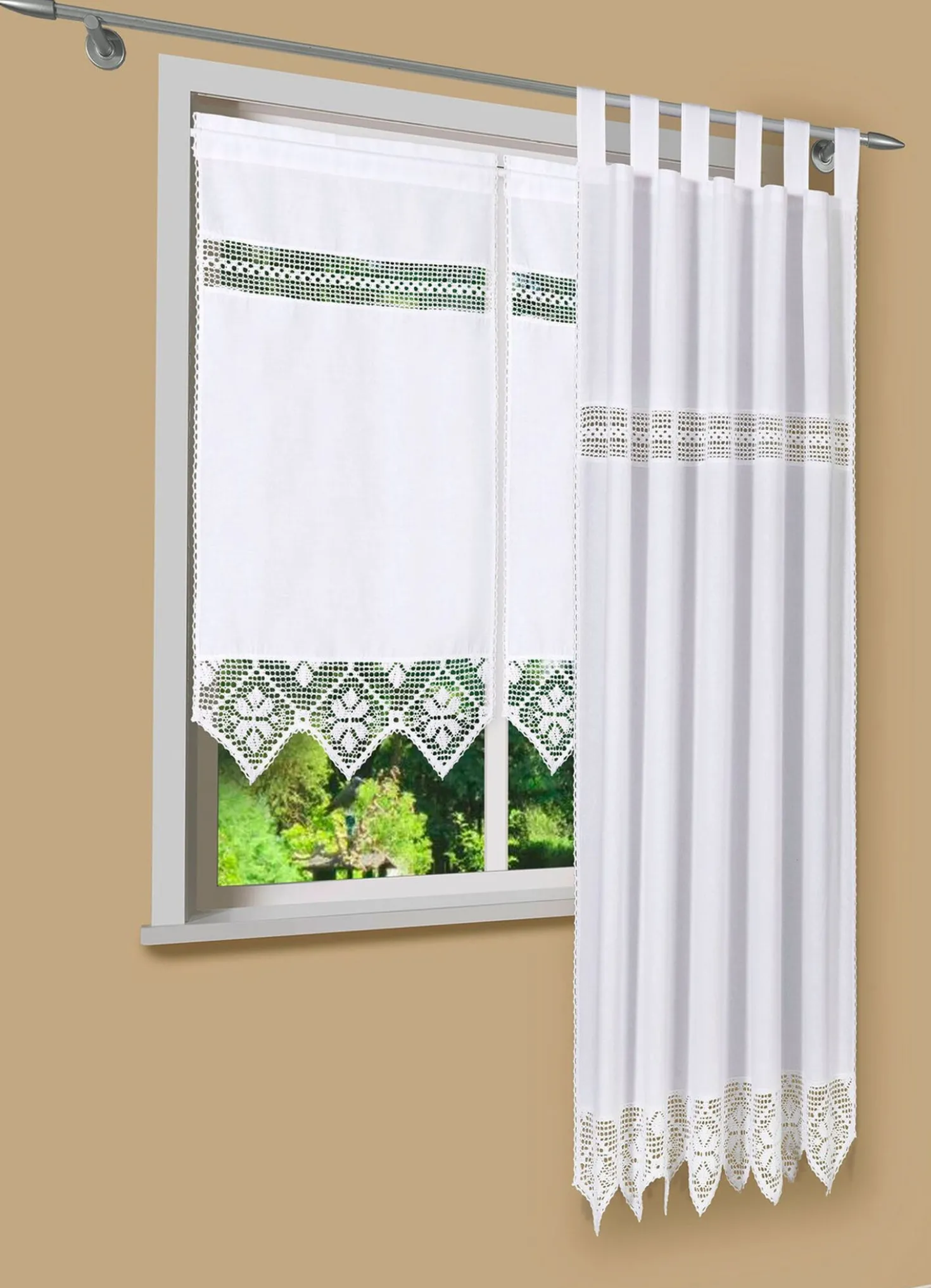 Hochwertige und blickdichte Fensterdekoration