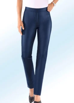 Hose aus softem Nappaleder-Imitat