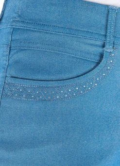 Hose in Denim-Optik