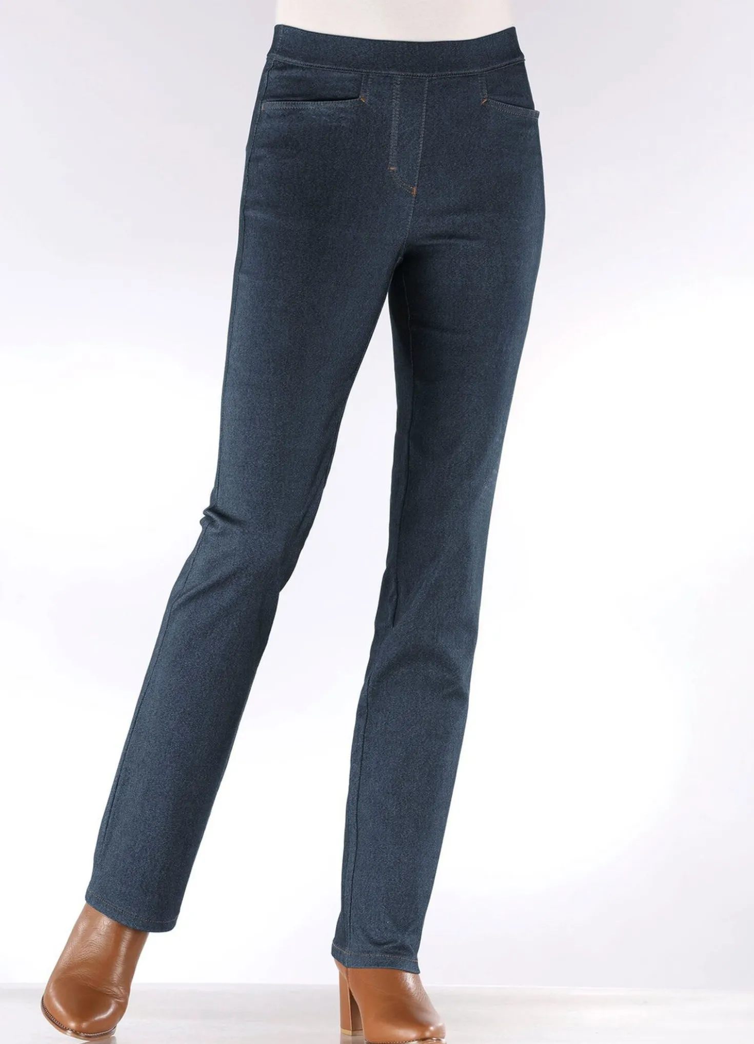 Hose in Denim-Optik