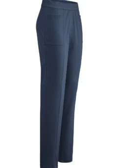 Hose mit abgesteppten Teilungsnähten