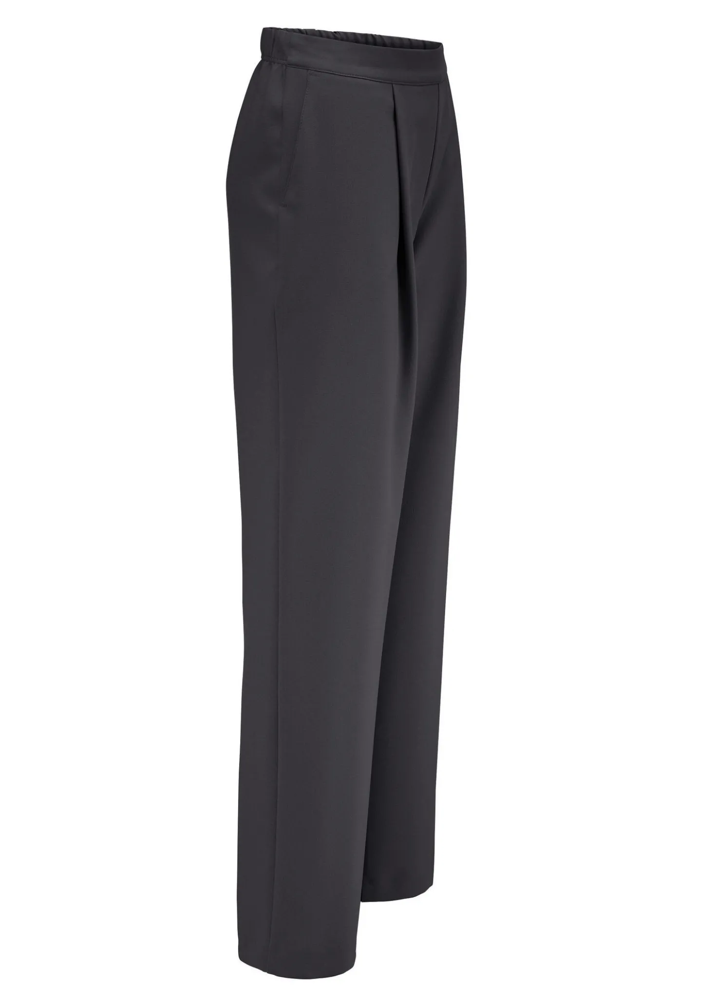 Hose mit Bundfalten in modischer Weite
