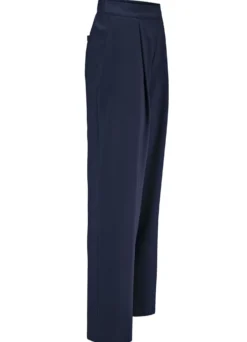 Hose mit Bundfalten in modischer Weite