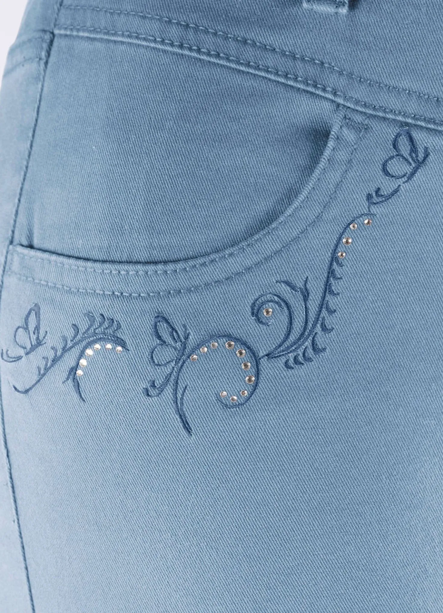 Hose mit funkelnden Glitzersteinchen
