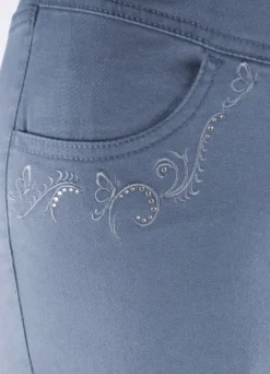 Hose mit funkelnden Glitzersteinchen