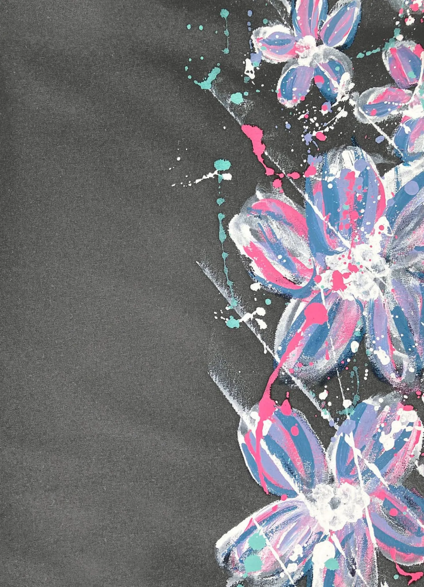 Hose mit tollem Floral Dessin
