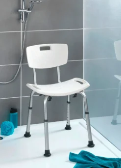 2-in-1 Badestuhl/-hocker für sicheres Baden und Duschen