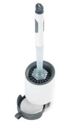 2in1 WC-Garnitur mit integriertem Reinigungsmittel-Spender