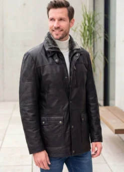 Jacke aus Lamm-Nappaleder