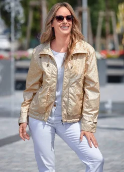 Jacke aus PU beschichtetem Gewebe