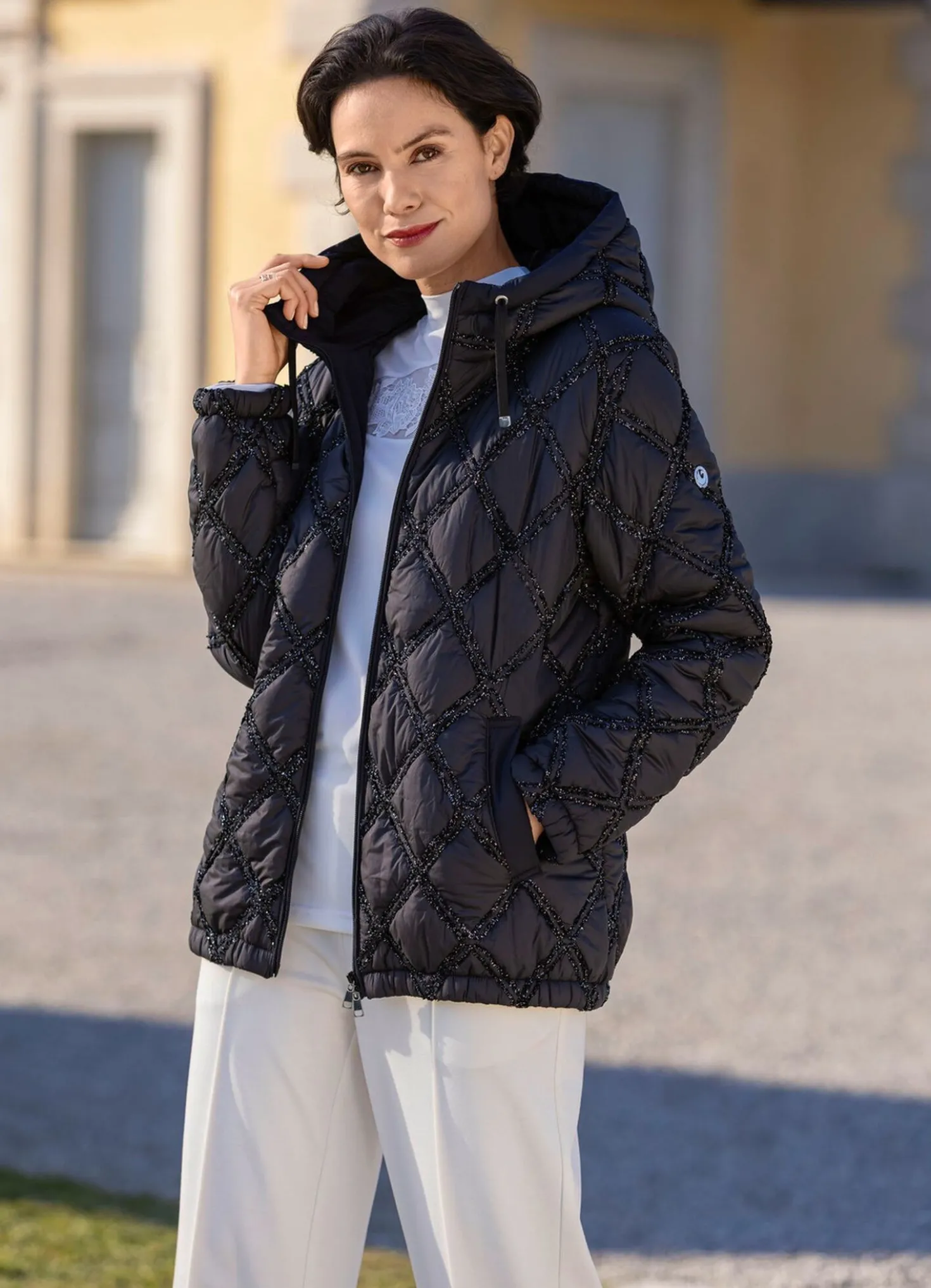 Jacke im Fancy-Look