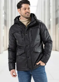 Jacke mit abtrennbarer Kapuze