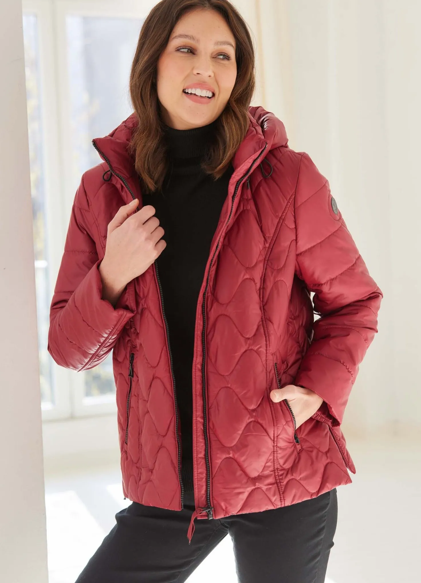 Jacke mit attraktiver Steppung
