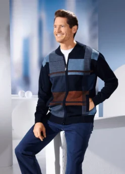 Jacke mit durchgehendem Reißverschluss