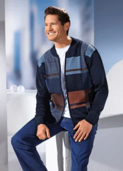 Jacke mit durchgehendem Reißverschluss