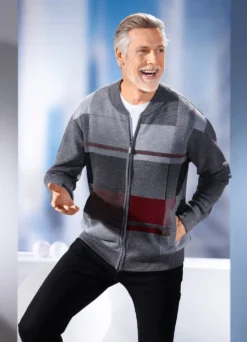 Jacke mit durchgehendem Reißverschluss