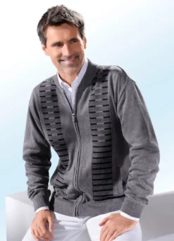 Jacke mit durchgehendem Reißverschluss