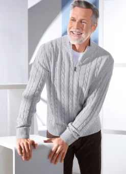 Jacke mit durchgehendem Reißverschluss