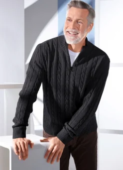 Jacke mit durchgehendem Reißverschluss