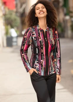 Jacke mit Eingriffstaschen
