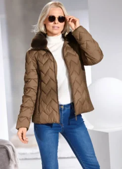 Jacke mit fabelhaftem Zickzack-Stepp