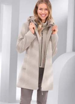 Jacke mit heraustrennbarem Westeneinsatz