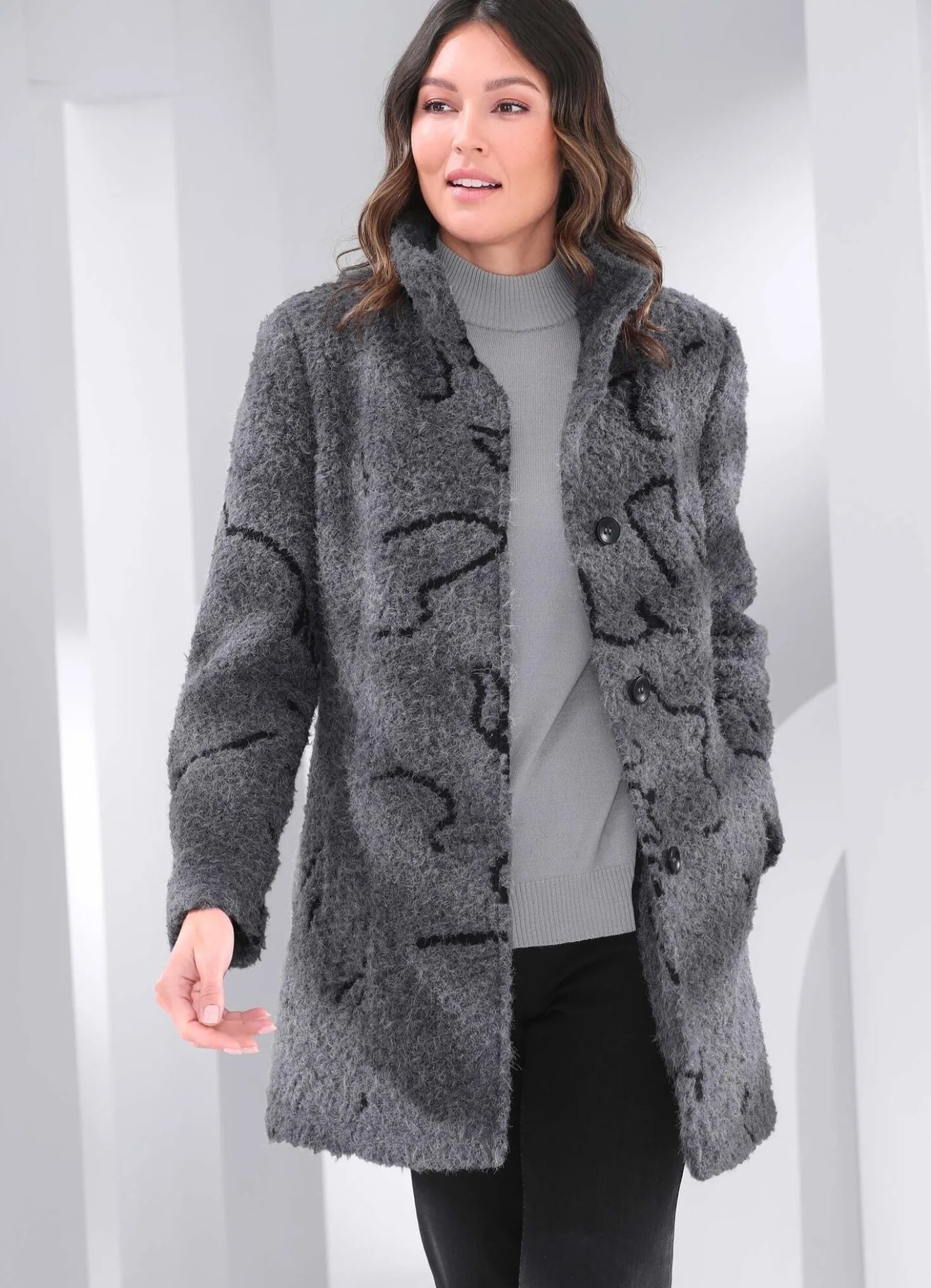 Jacke mit hohen Tragekomfort