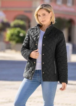 Jacke mit interessantem Stepp