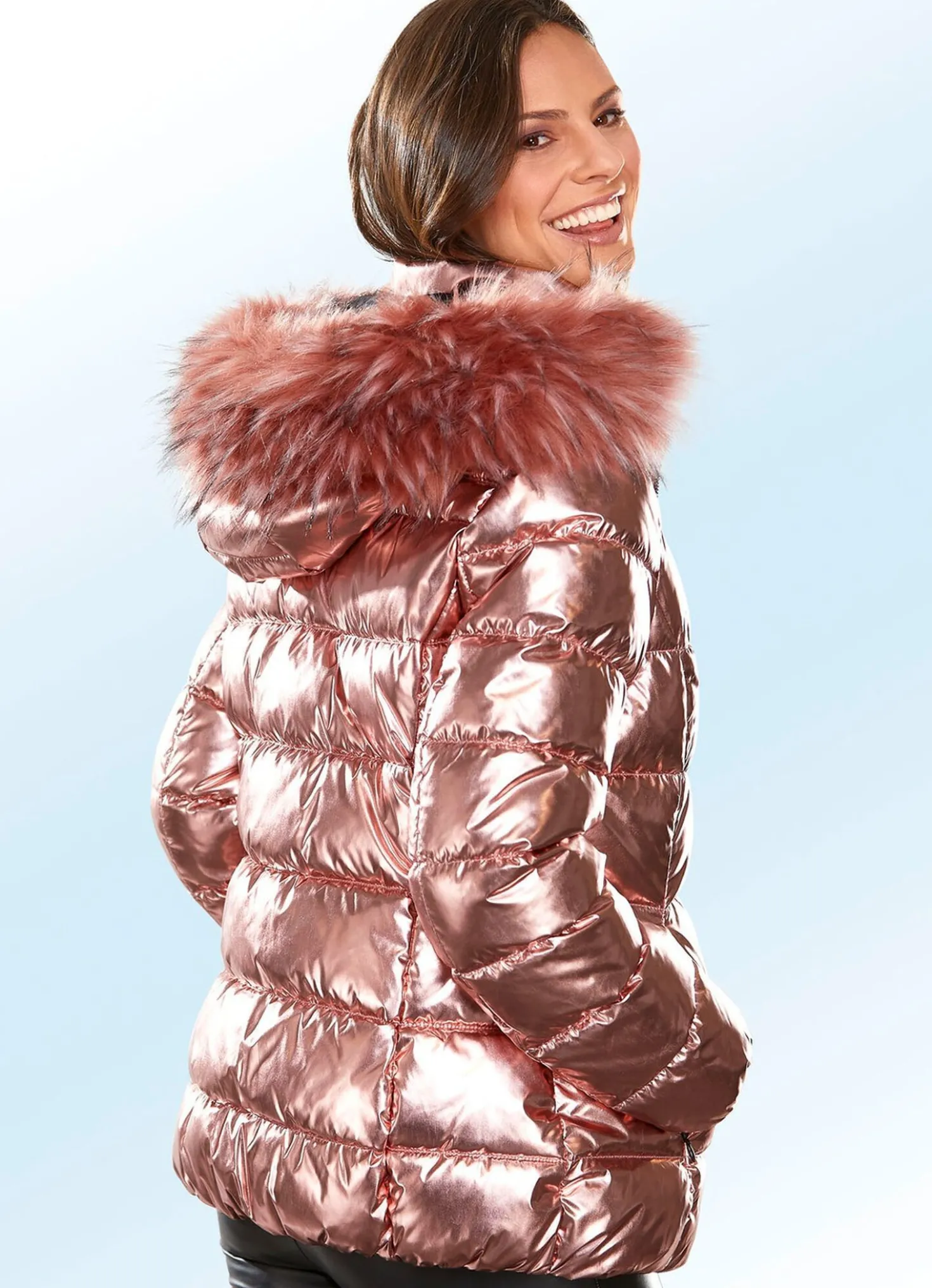 Jacke mit Kassettenstepp