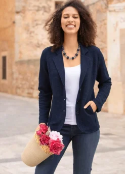 Jacke mit Knopfleiste