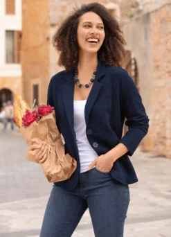 Jacke mit Knopfleiste