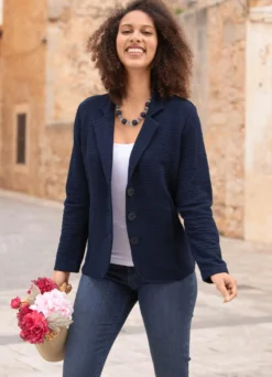 Jacke mit Knopfleiste