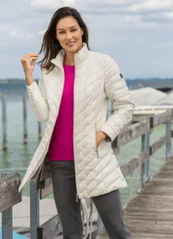 Jacke mit Reißverschlussleiste