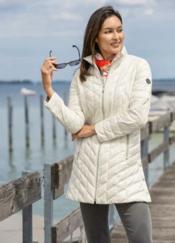 Jacke mit Reißverschlussleiste