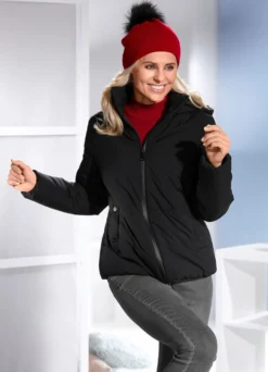 Jacke mit Reißverschlussleiste
