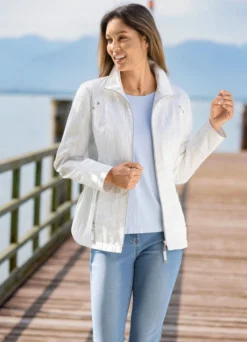 Jacke mit Reißverschlusstaschen