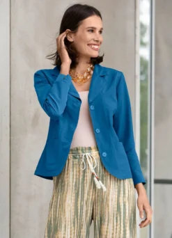 Jacke mit Schulterpolster