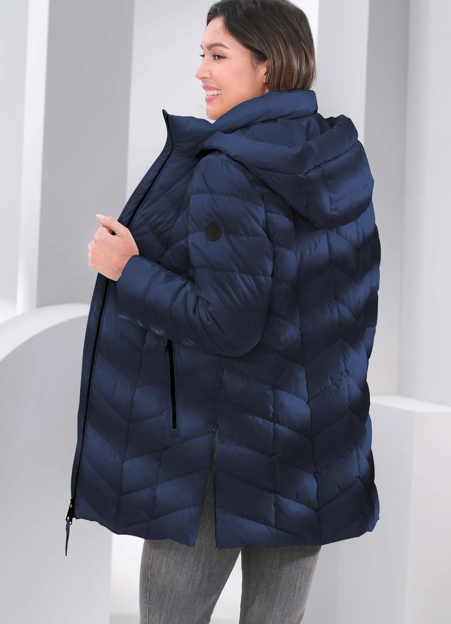 Jacke mit Shiny-Effekt