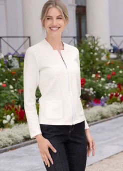 Jacke mit Stehkragen