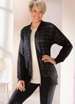 Jacke mit Stehkragen