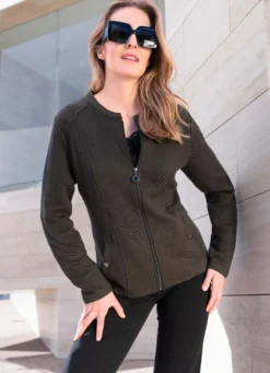 Jacke mit Stehkragen