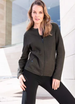 Jacke mit Stehkragen