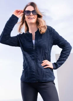 Jacke mit Stehkragen