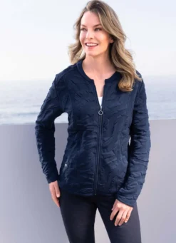Jacke mit Stehkragen