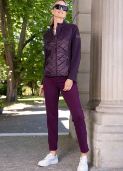 Jacke mit Steppeinsätzen