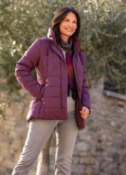 Jacke mit Steppvarianten