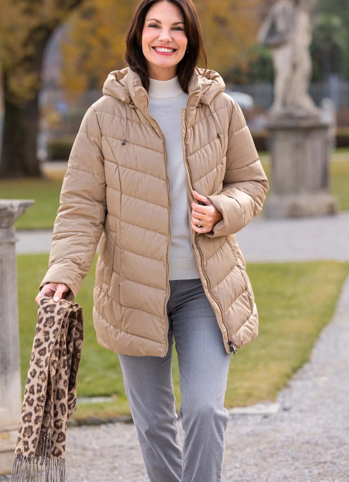 Jacke mit 2-Wege-Reißverschluss