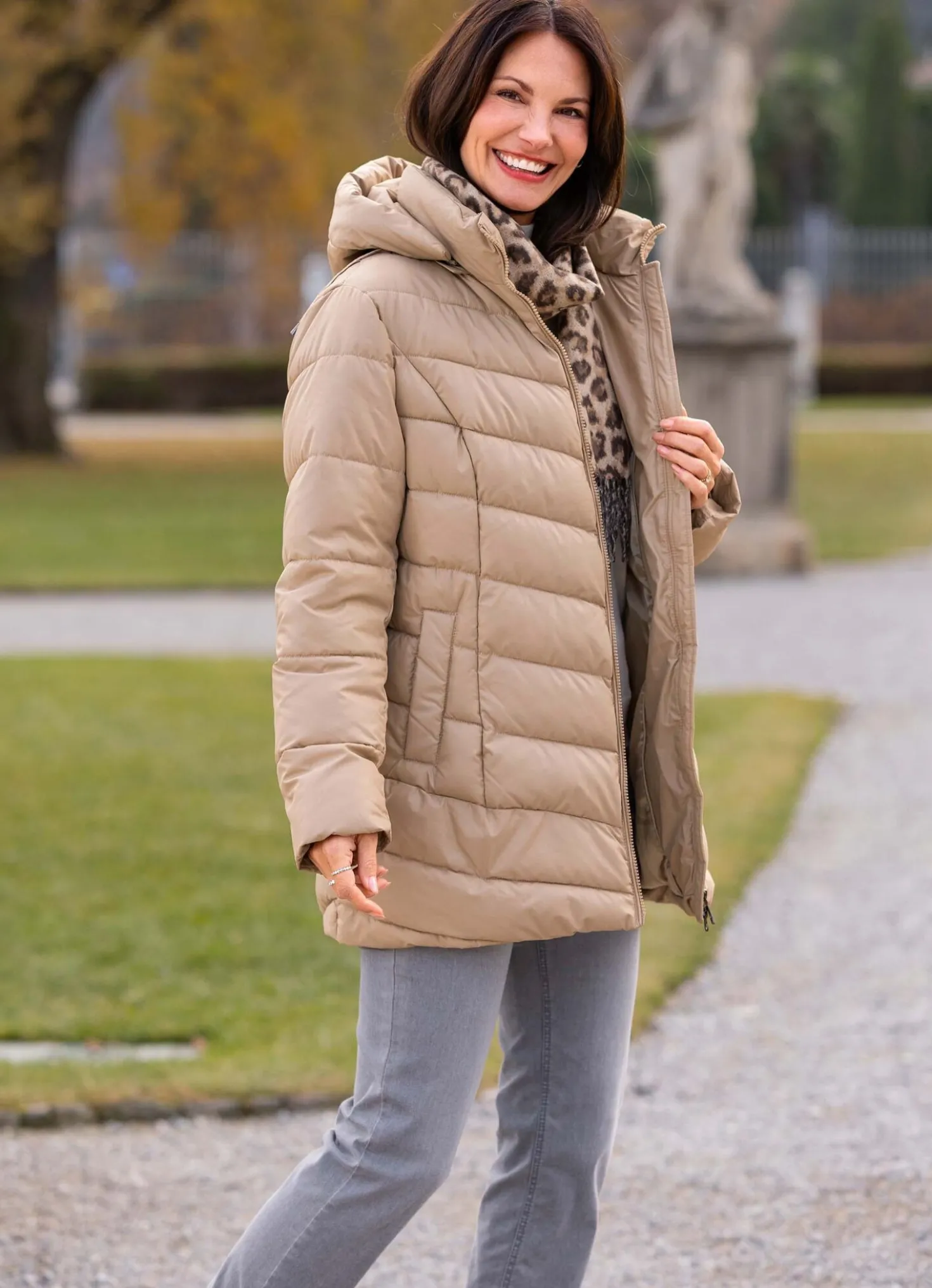 Jacke mit 2-Wege-Reißverschluss