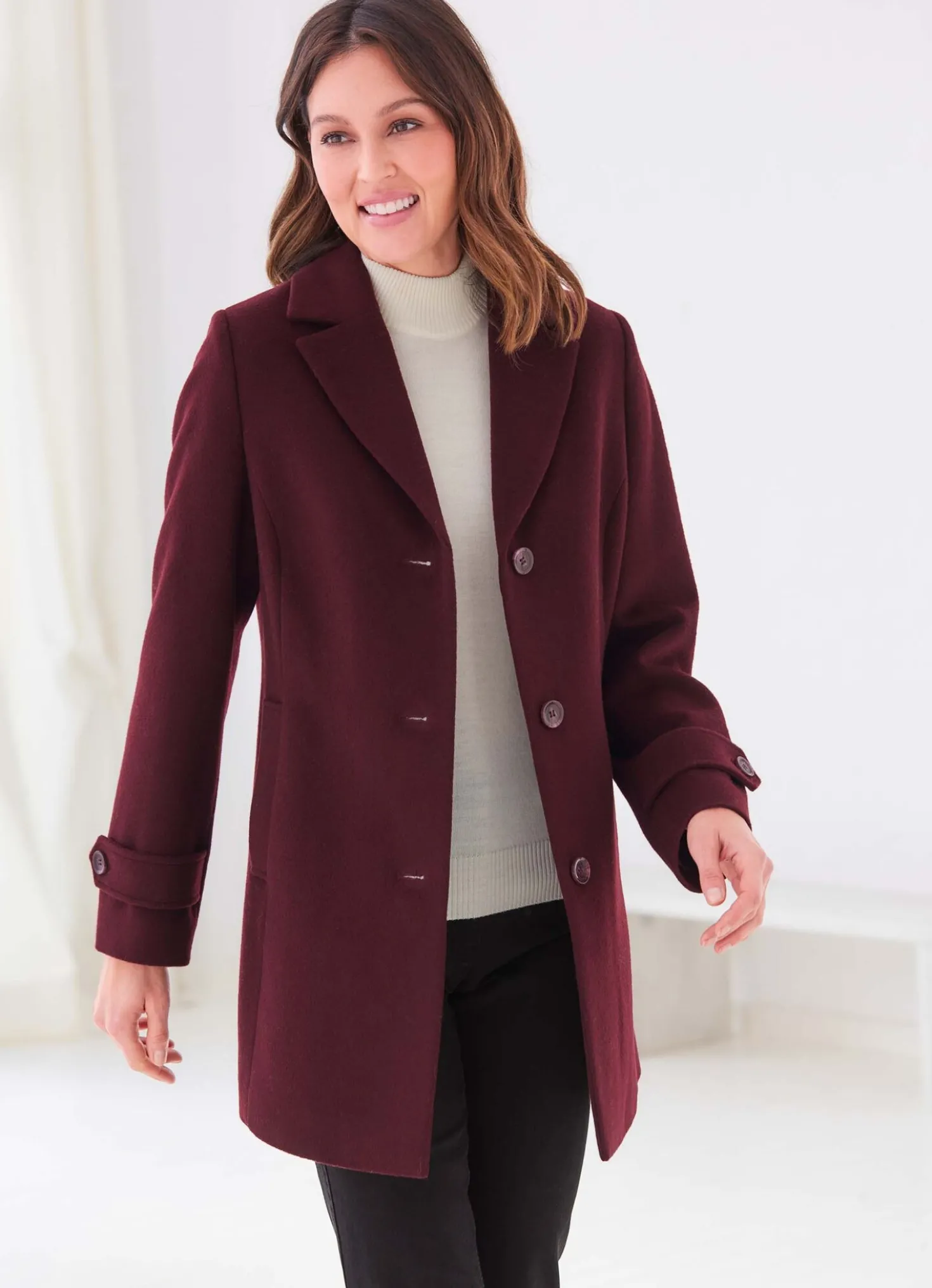 Jacke mit 2-Wege-Reißverschluss