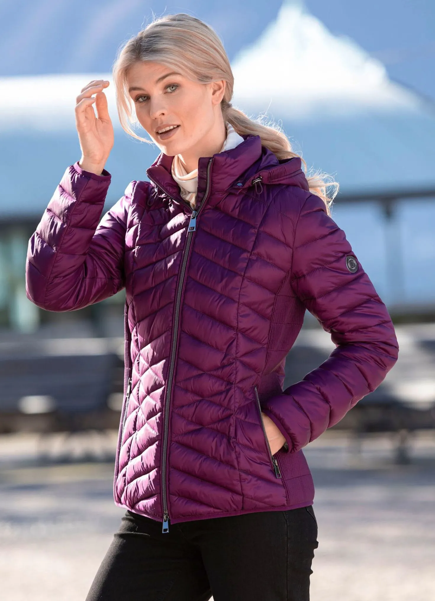 Jacke mit 2-Wege-Reißverschluss